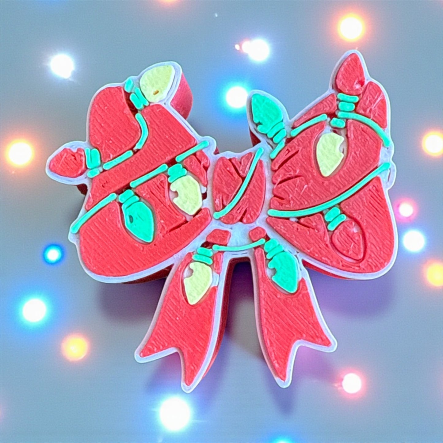 3d printed Christmas light bow. PRICE INCLUDES SHIPPING 🥰