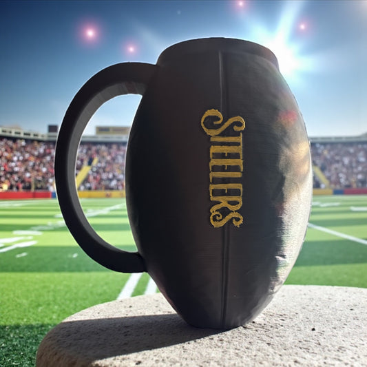 3d football skinny can holder
