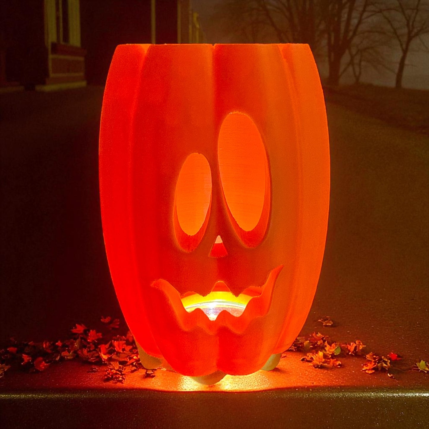 3D printed Pumpkin, SKINNY can size (ONLY) holder