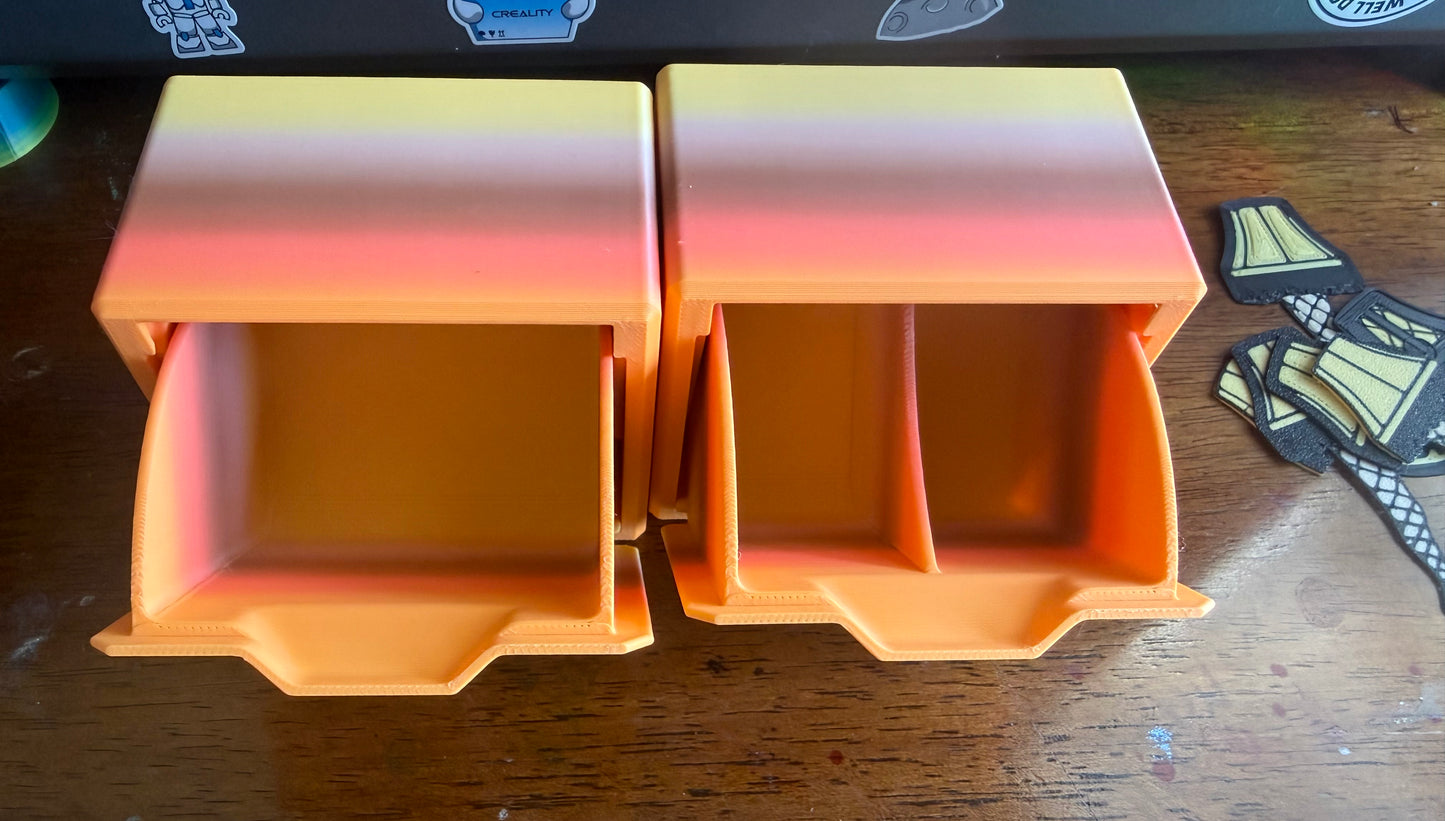 ♥️MYSTERY COLOR♥️ 3d printed 3x2 little cubbie.    Two styles available as shown in the picture, PLEASE specify which you would like in the comments at checkout.