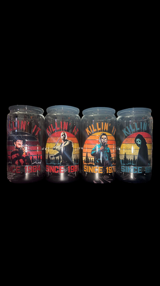 GLASS HALLOWEEN CLASSIC SET